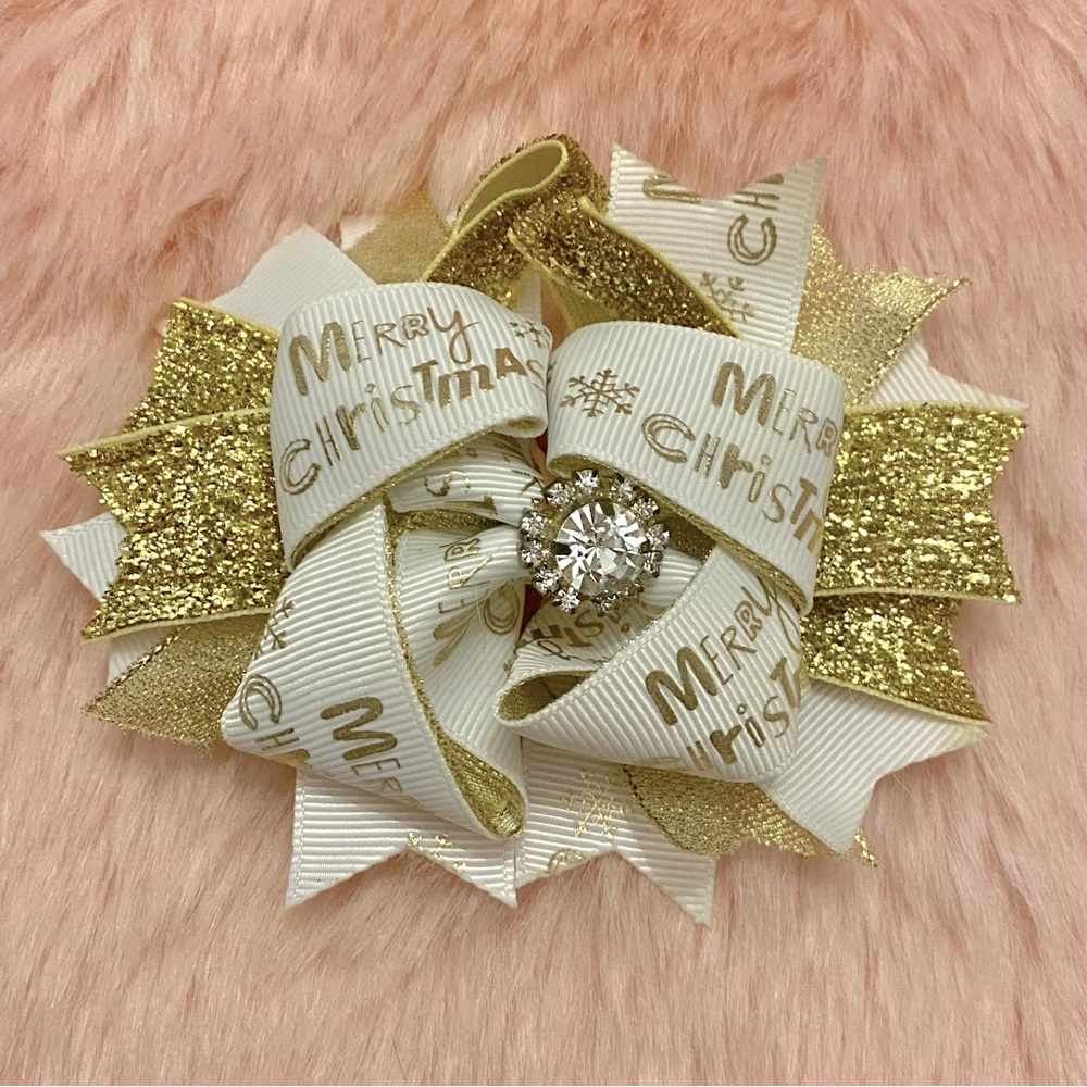 🌸3/$10🌸 Christmas hair bow